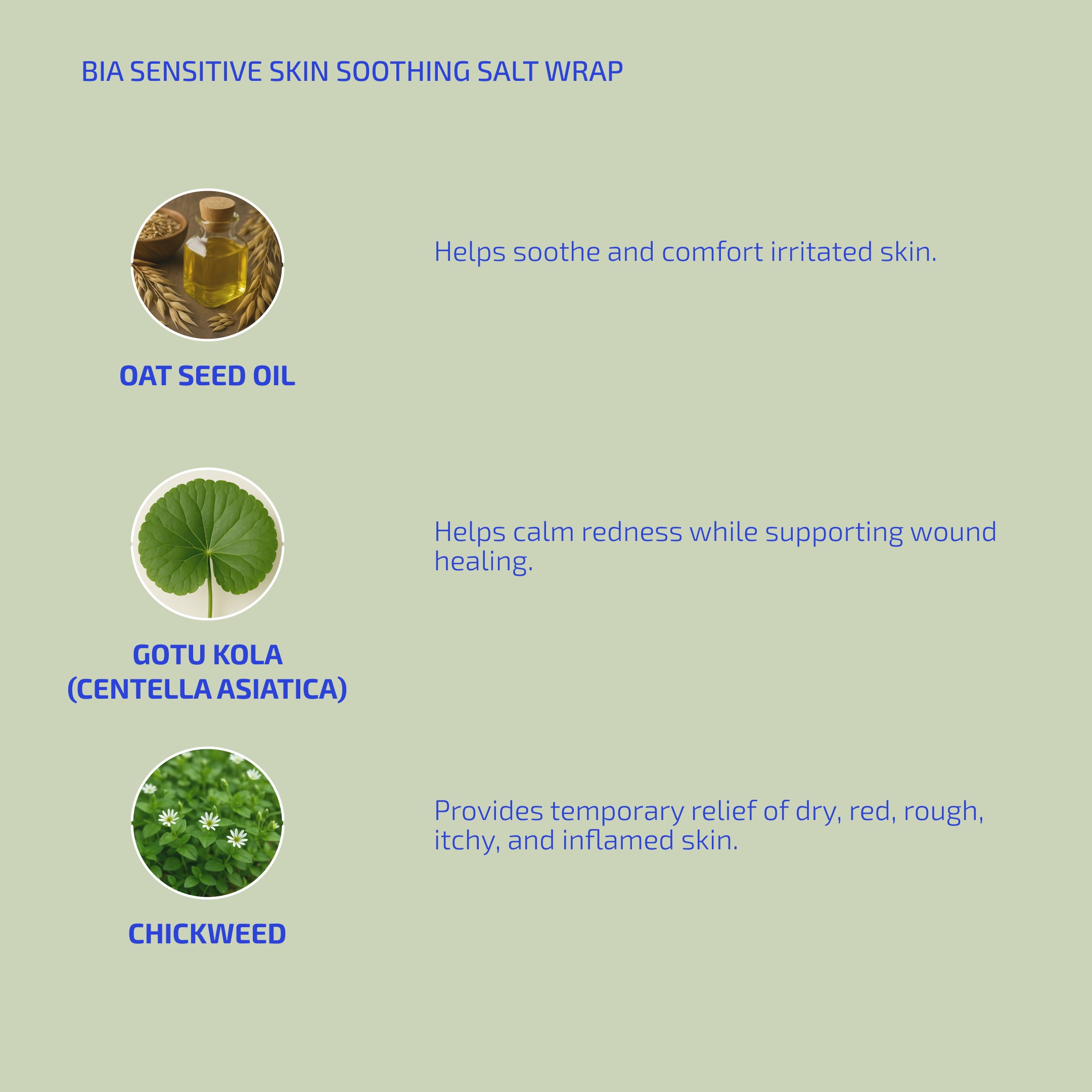 Bia Sensitive Skin Soothing Salt Wrap