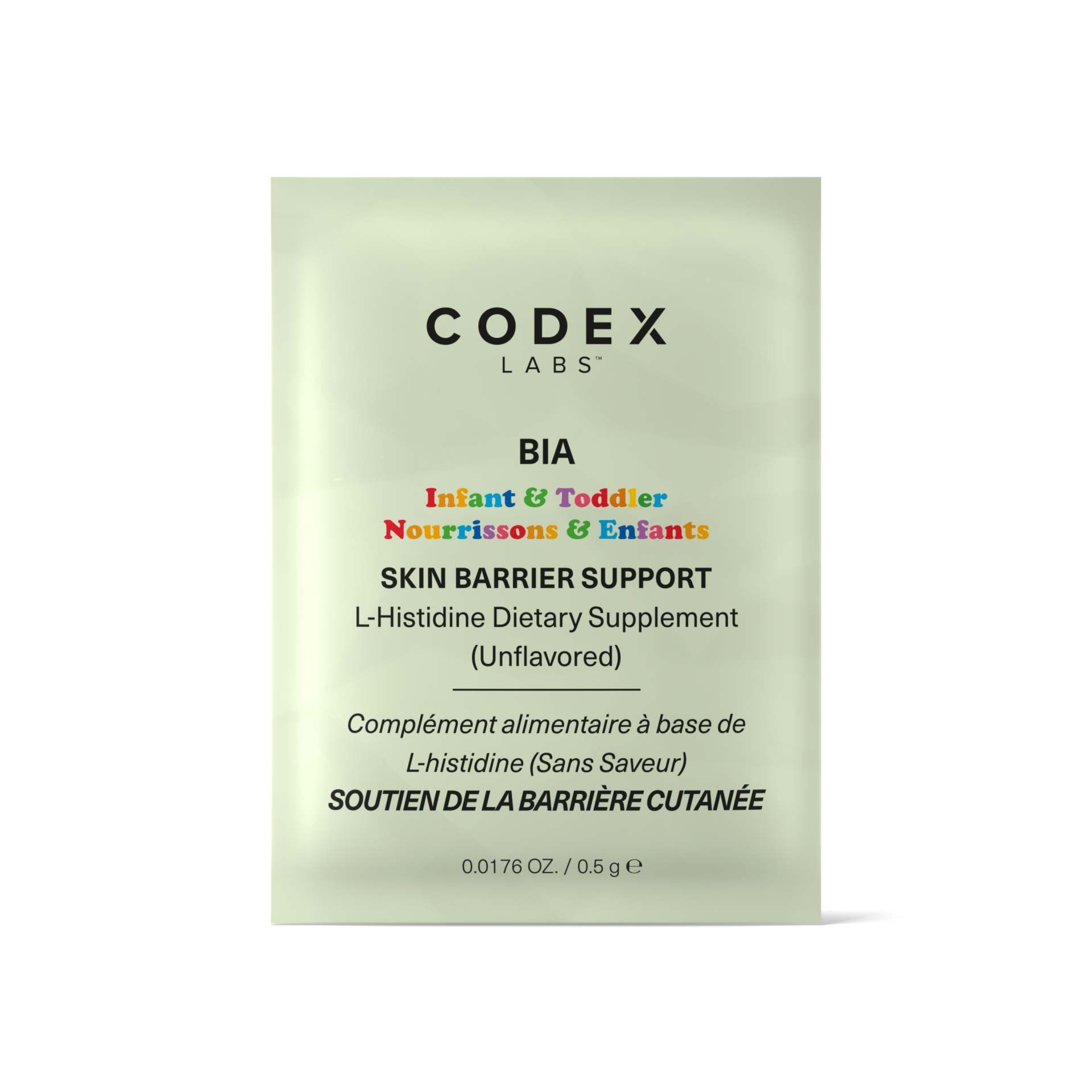 Codex Labs BIA Skin Barrier Support dietary supplement package on a white background